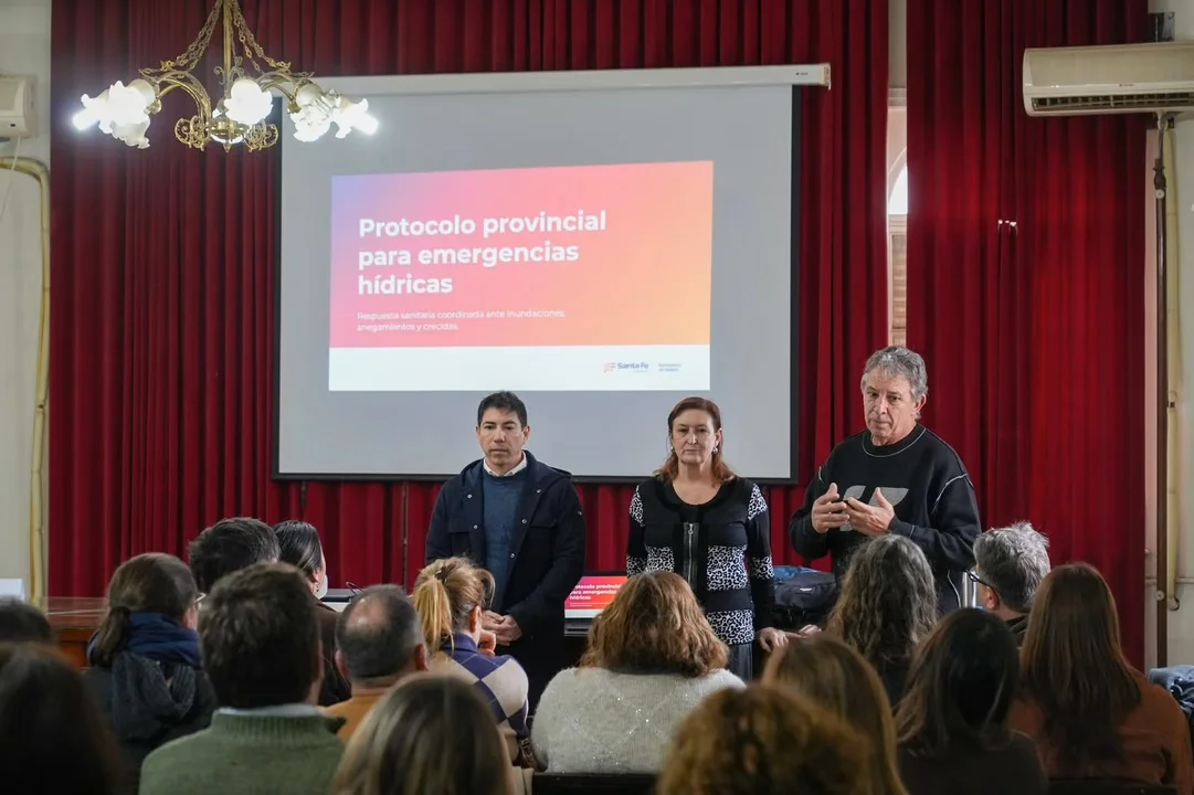 Santa Fe Capacitacion por emergencia hidrica