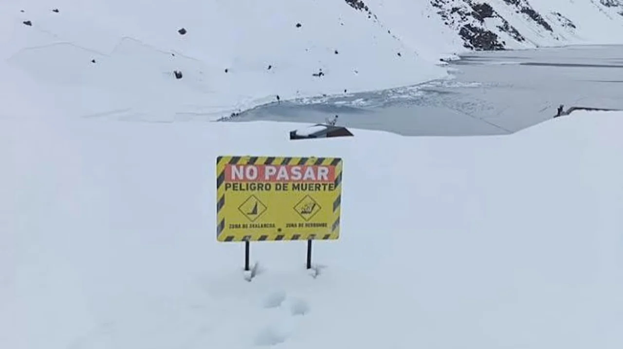 Alud de nieve Chile