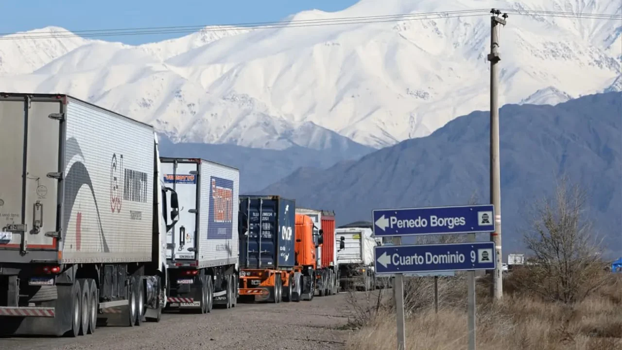 Paso Cordillera a Chile