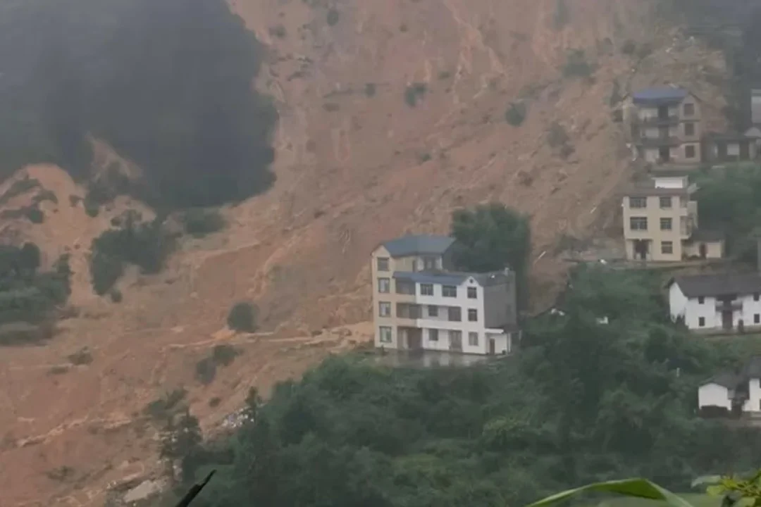 deslizamiento de tierra en China